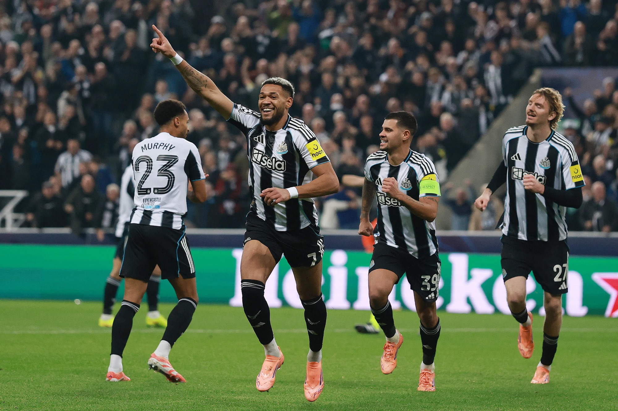 Νιούκαστλ-Αθλέτικ Μπιλμπάο 2-0: Τρίτη σερί νίκη για τις «Καρακάξες» στο Champions League.