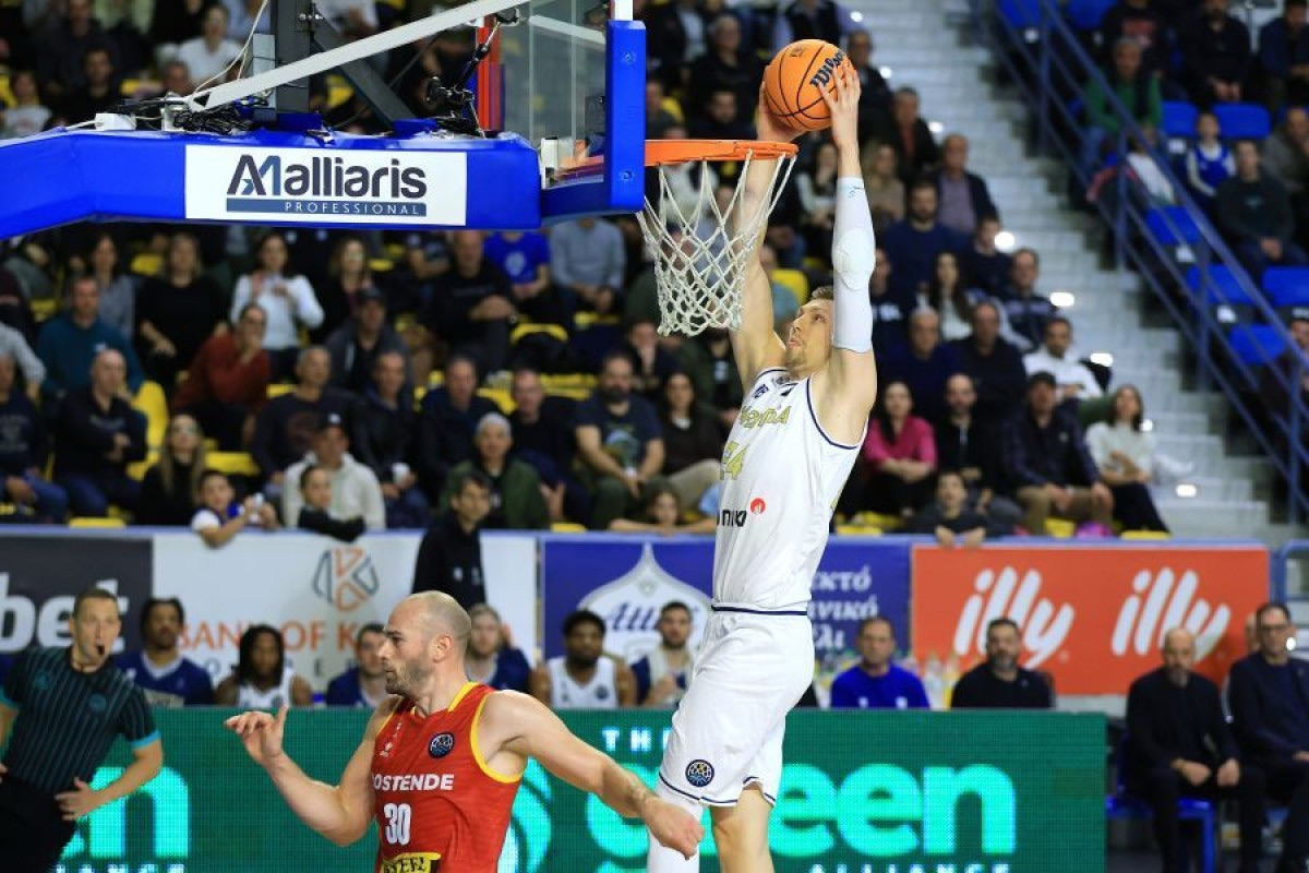 Καρδίτσα-Οστάνδη 82-78: Πήρε την νίκη και την πρόκριση στο Play-In Tournament του BCL.