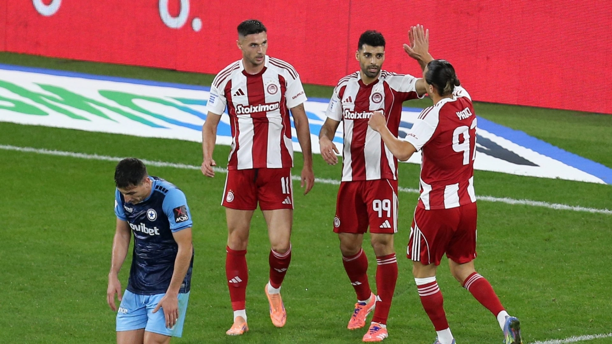 Ολυμπιακός-Ατρόμητος 3-0 Καθάρισαν τα Σέντερ Φορ και ο Ολυμπιακός ξεφεύγει